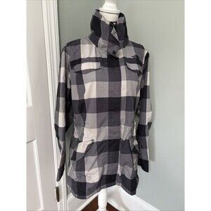 The North Face Romero Buffalo Plaid Hooded Check Rain Jacket Coat  XL